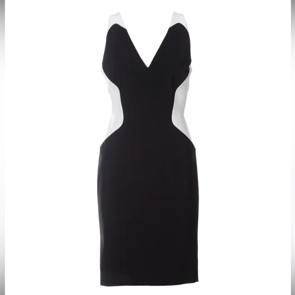MUGLER 2000s Cady Color Blocking Dress